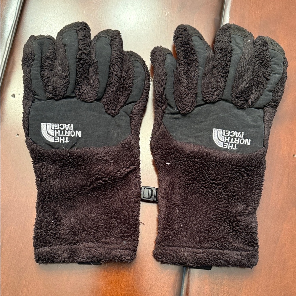 The North Face black Fleece Gloves
